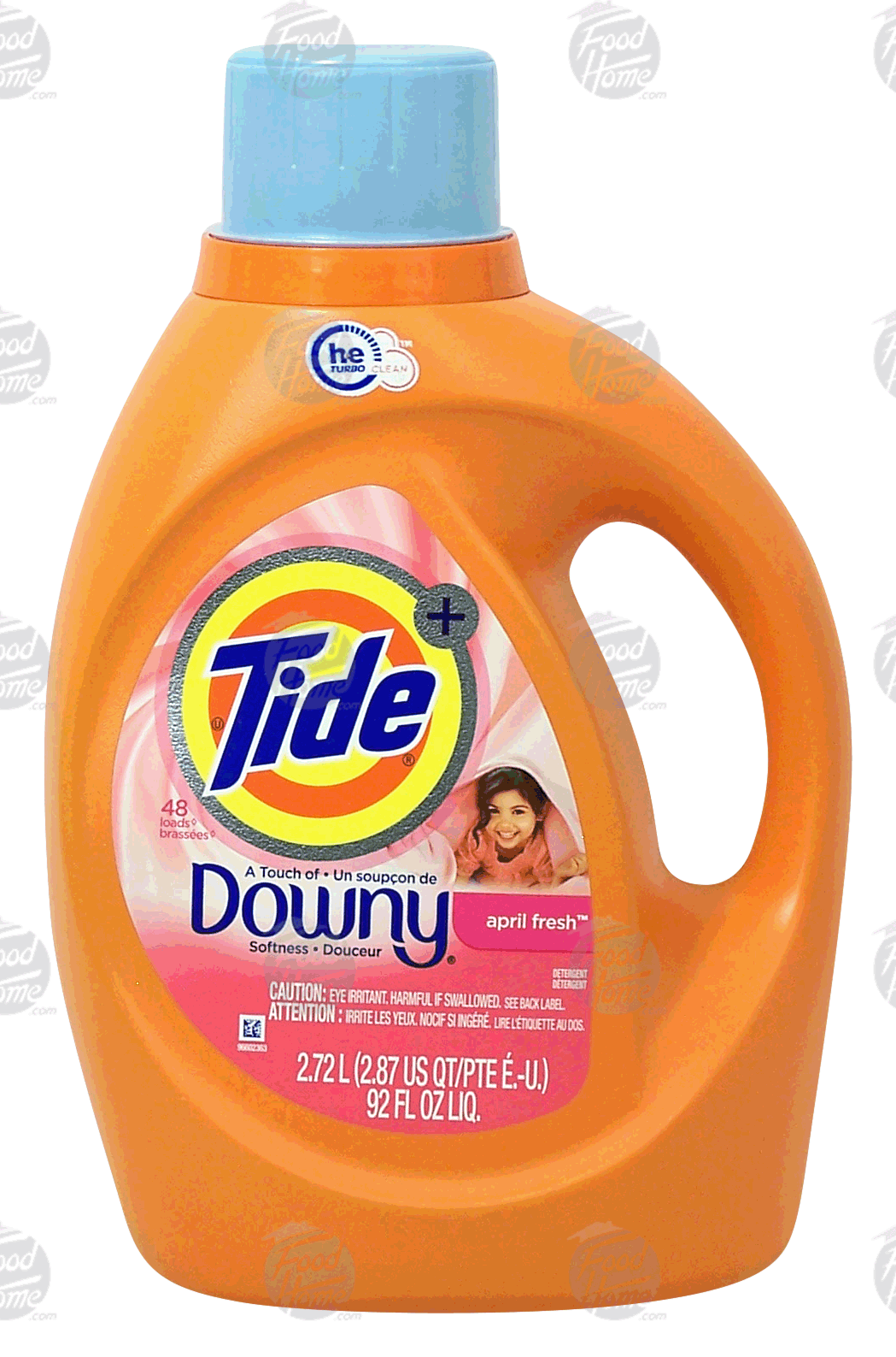 Tide  detergent plus a touch of downy, april fresh, high efficiency, 48 loads Full-Size Picture